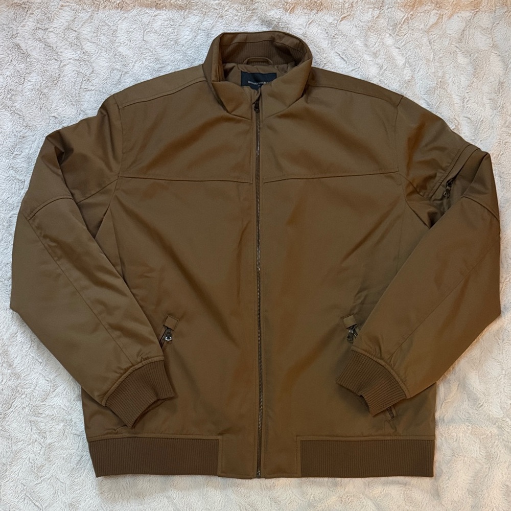 Banana Republic Men's Brown Bomber Jacket